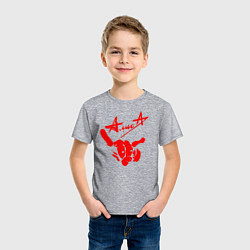 Футболка хлопковая детская АлисА, цвет: меланж — фото 2