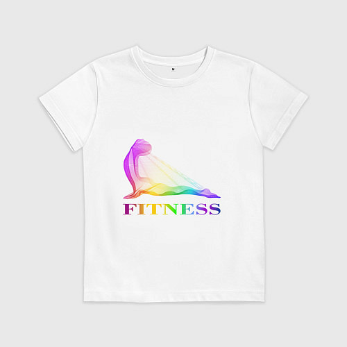 Детская футболка Fitness / Белый – фото 1