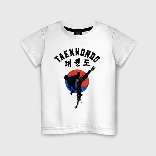 Детская футболка Taekwondo / Белый – фото 1