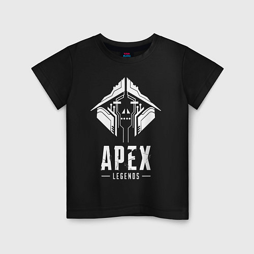 Детская футболка APEX LEGENDS CRYPTO / Черный – фото 1