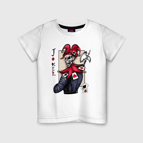 Детская футболка Джокер / Белый – фото 1