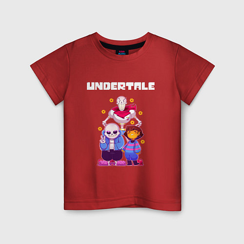 Детская футболка UNDERTALE / Красный – фото 1