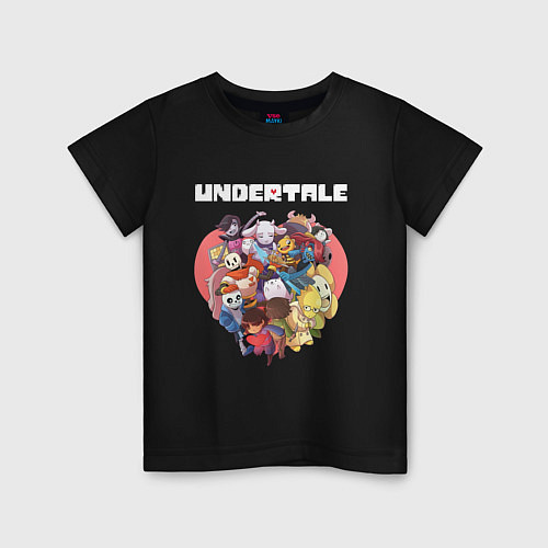 Детская футболка UNDERTALE / Черный – фото 1