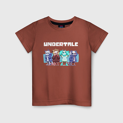 Детская футболка UNDERTALE / Кирпичный – фото 1