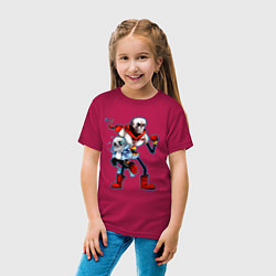 Футболка хлопковая детская UNDERTALE, цвет: маджента — фото 2