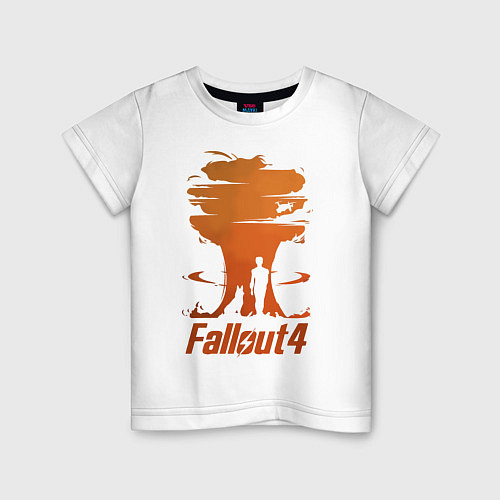 Детская футболка Fallout 4 / Белый – фото 1