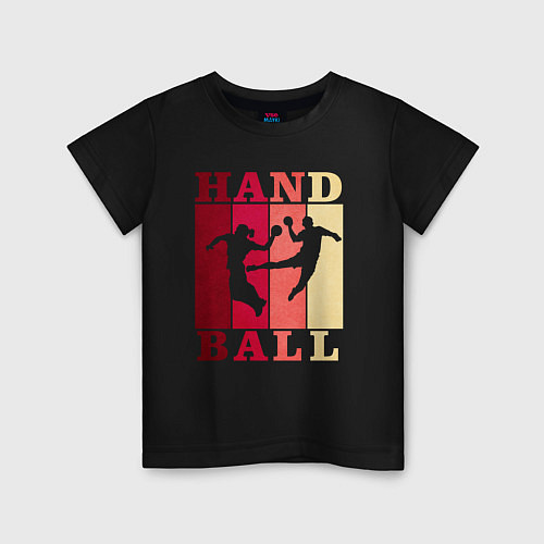 Детская футболка Handball / Черный – фото 1