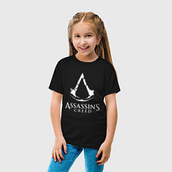 Футболка хлопковая детская Assassin’s Creed, цвет: черный — фото 2