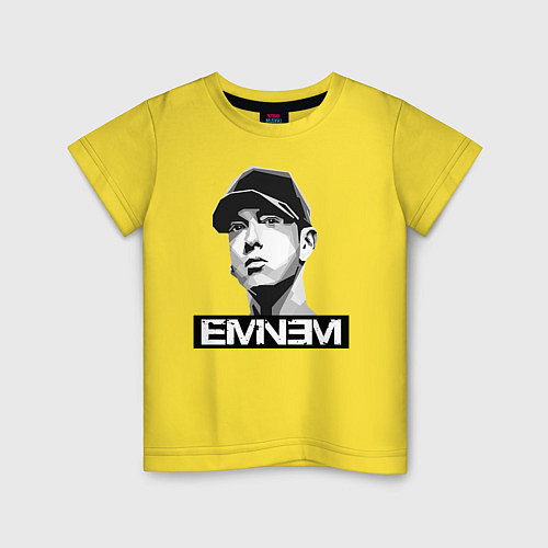 Детская футболка Eminem / Желтый – фото 1