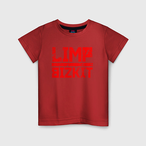 Детская футболка LIMP BIZKIT / Красный – фото 1