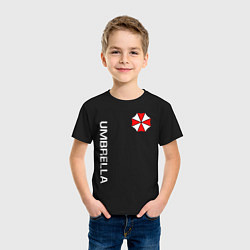 Футболка хлопковая детская UMBRELLA CORP, цвет: черный — фото 2