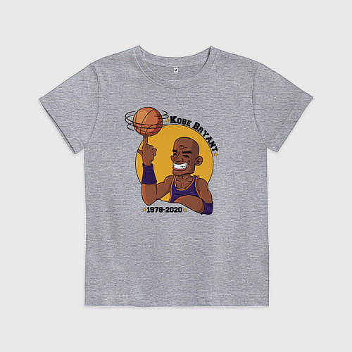 Детская футболка Коби Брайант / Меланж – фото 1