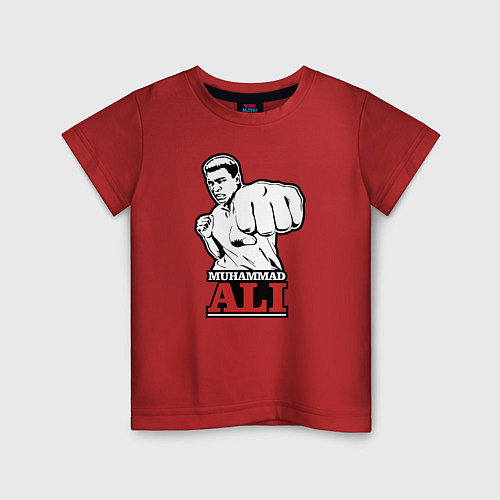 Детская футболка Muhammad Ali / Красный – фото 1