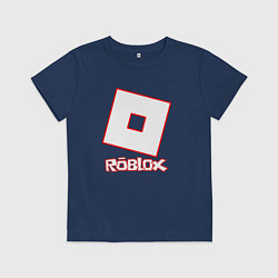Футболка хлопковая детская ROBLOX, цвет: тёмно-синий