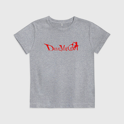 Детская футболка DEVIL MAY CRY DMC / Меланж – фото 1