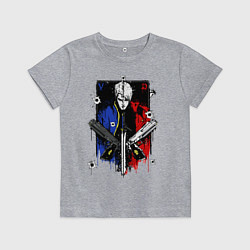 Футболка хлопковая детская DMC, цвет: меланж