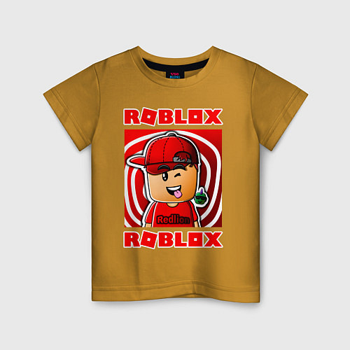 Детская футболка ROBLOX / Горчичный – фото 1