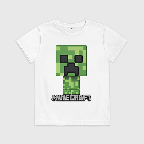 Детская футболка MINECRAFT / Белый – фото 1