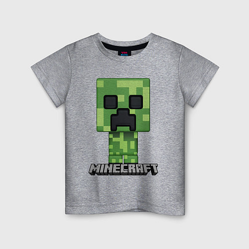 Детская футболка MINECRAFT / Меланж – фото 1