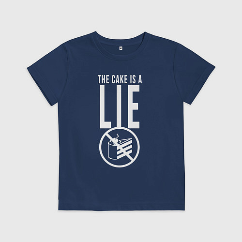 Детская футболка PORTAL / Тёмно-синий – фото 1