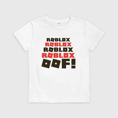 Детская футболка ROBLOX / Белый – фото 1