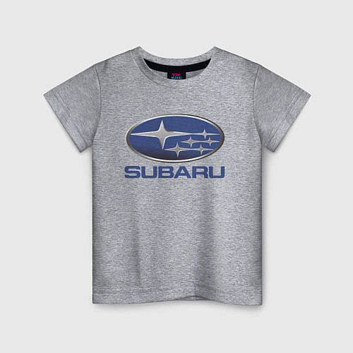 Детская футболка SUBARU / Меланж – фото 1