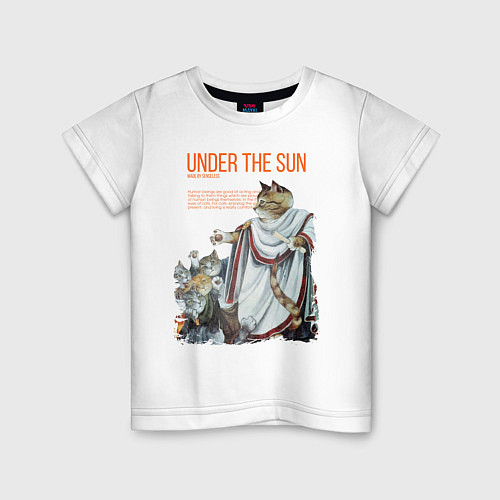 Детская футболка Under the Sun / Белый – фото 1
