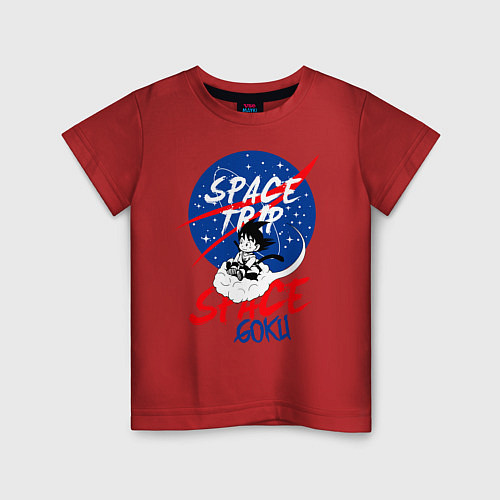 Детская футболка Space trip / Красный – фото 1