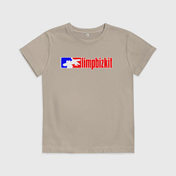 Футболка хлопковая детская LIMP BIZKIT, цвет: миндальный