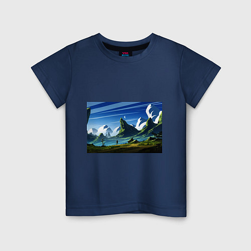 Детская футболка ЦИРИ / Тёмно-синий – фото 1