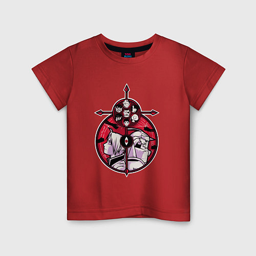 Детская футболка Стальной алхимик / Красный – фото 1