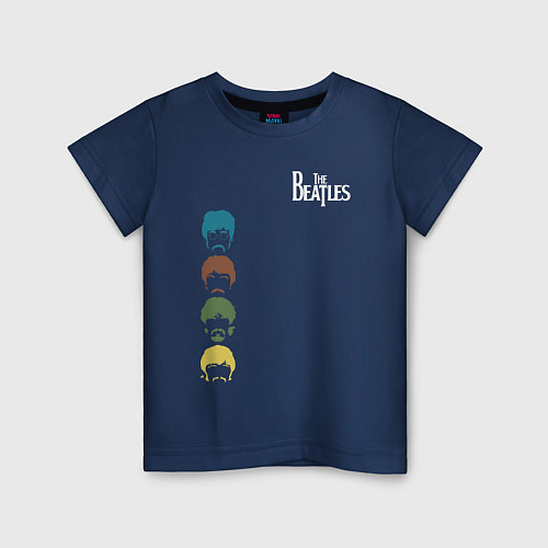 Детская футболка Beatles / Тёмно-синий – фото 1