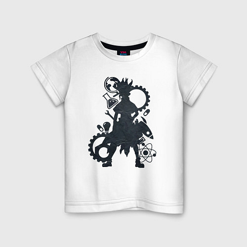 Детская футболка Доктор Стоун / Белый – фото 1