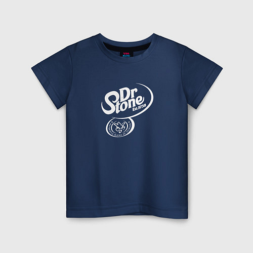 Детская футболка Доктор Стоун / Тёмно-синий – фото 1
