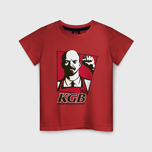 Детская футболка КГБ / Красный – фото 1