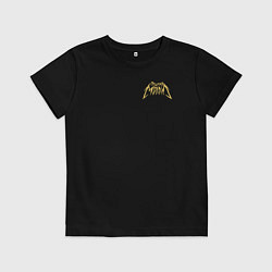 Футболка хлопковая детская Пошлая Молли, цвет: черный