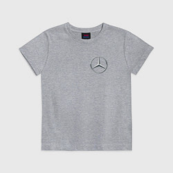 Футболка хлопковая детская MERCEDES-BENZ, цвет: меланж