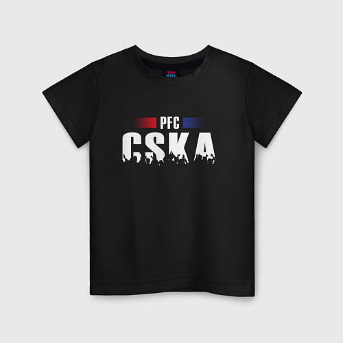 Детская футболка PFC CSKA / Черный – фото 1