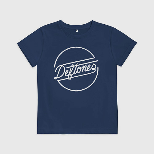 Детская футболка Deftones / Тёмно-синий – фото 1