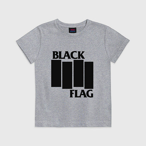 Детская футболка BLACK FLAG / Меланж – фото 1
