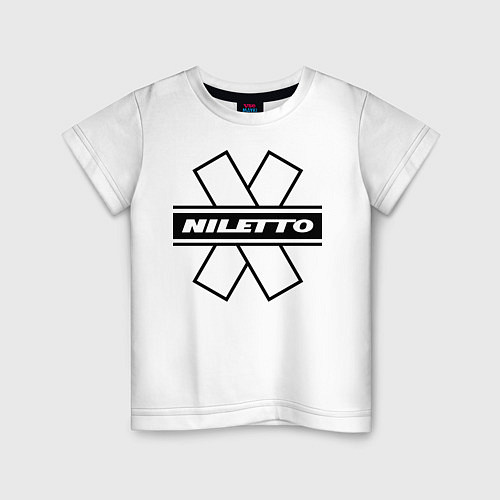 Детская футболка NILETTO / Белый – фото 1