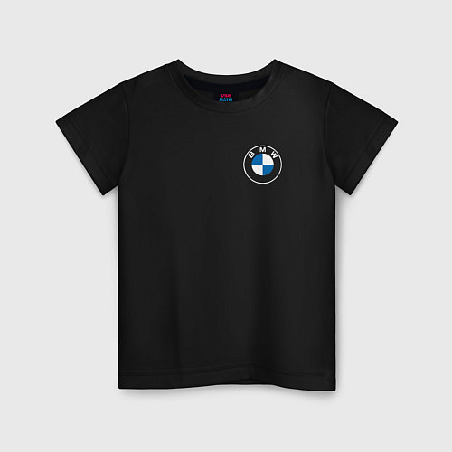 Детская футболка BMW LOGO 2020 / Черный – фото 1
