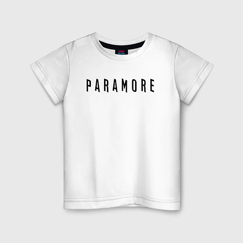 Детская футболка Paramore / Белый – фото 1