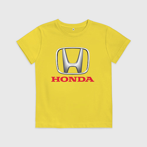 Детская футболка HONDA / Желтый – фото 1