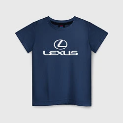 Футболка хлопковая детская LEXUS, цвет: тёмно-синий