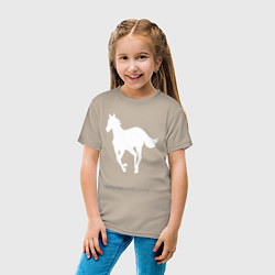 Футболка хлопковая детская White Pony, цвет: миндальный — фото 2