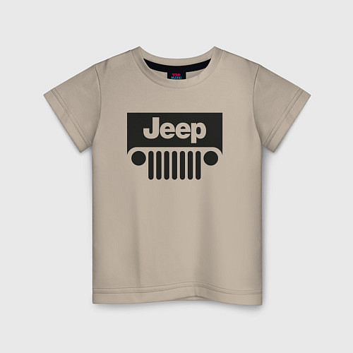 Детская футболка I'm Jeep / Миндальный – фото 1