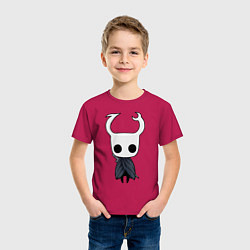 Футболка хлопковая детская Рыцарь Hollow Knight, цвет: маджента — фото 2