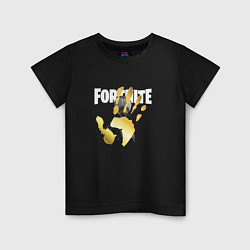 Футболка хлопковая детская Fortnite, цвет: черный