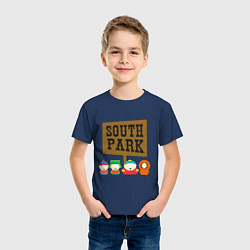 Футболка хлопковая детская South Park, цвет: тёмно-синий — фото 2